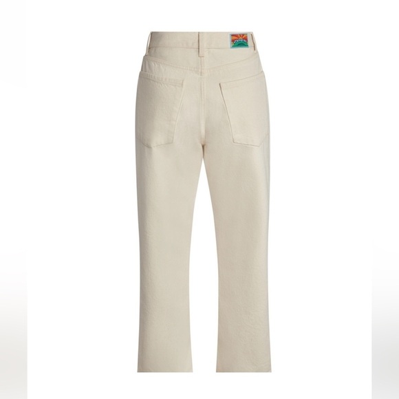 Daily Denim Hype by AG Jeans in Bone ButtonFly Classic Crop Jean Bull Denim 24 - Picture 13 of 15